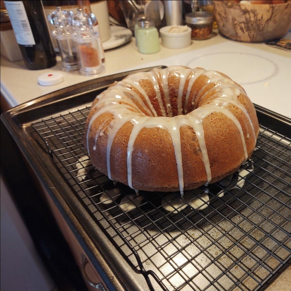 Olive Oil Cranberry Bundt Cake