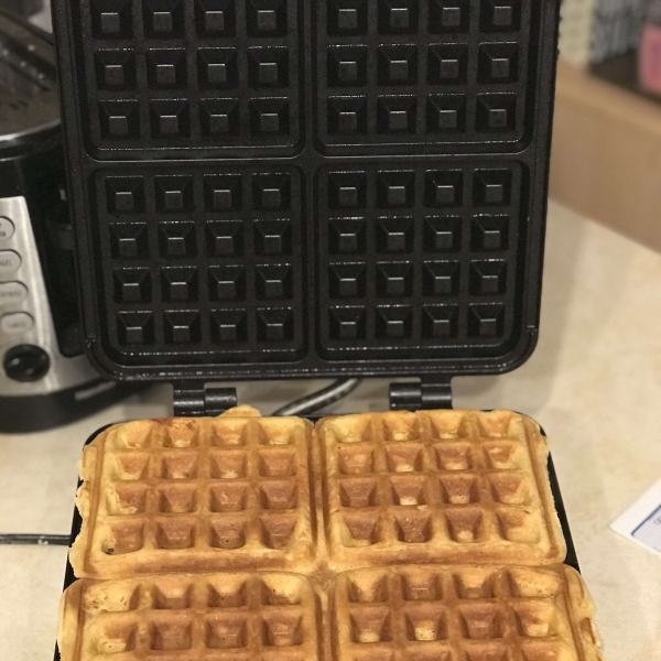 Eggnog Waffles