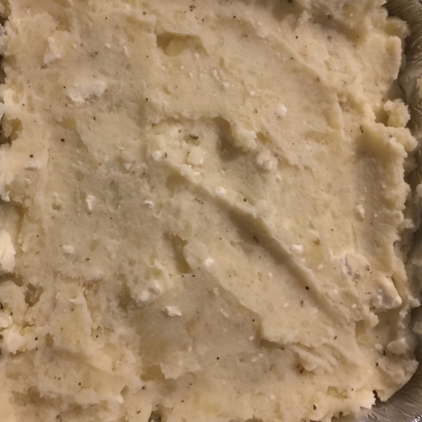 Garlic Herb Feta Cheese Mashed Potatoes