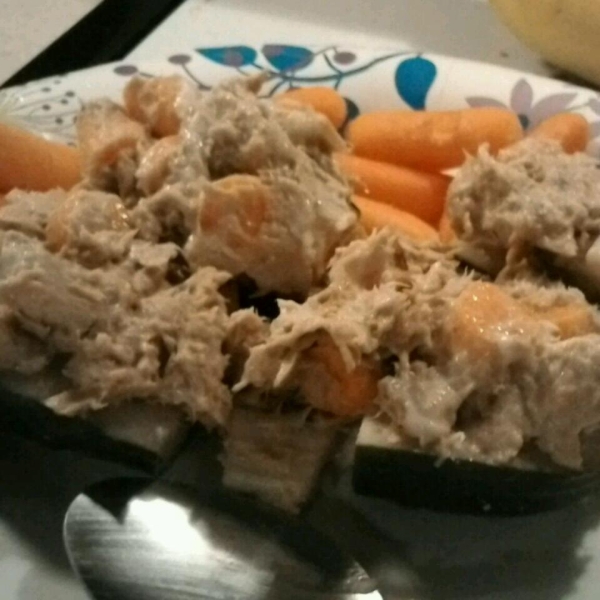 Tuna and Veggie Cucumber Boats