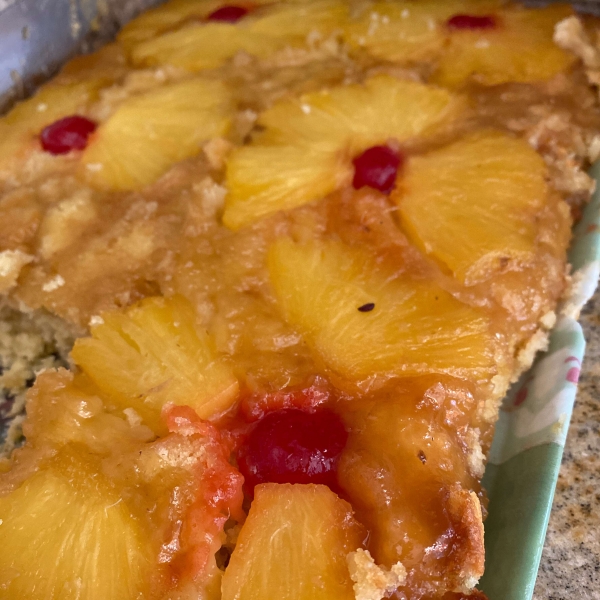 Fresh Pineapple Upside Down Cake