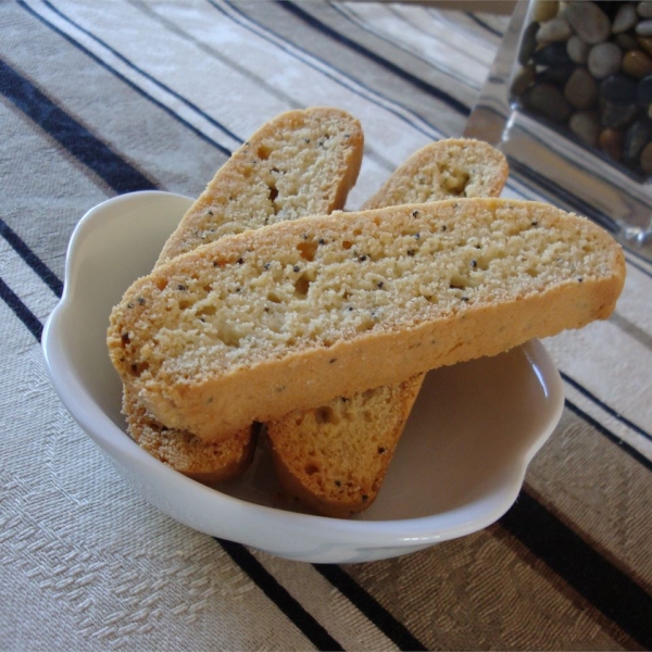 Lemon Poppy Seed Biscotti