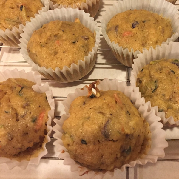 Zucchini-Lemon-Poppy Seed Muffins