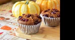 Healthy Whole Wheat Spiced Pumpkin Muffins