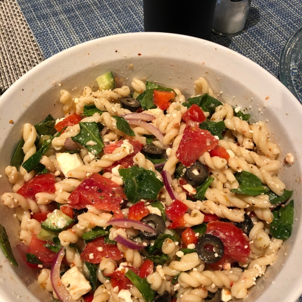 Spinach Pasta Salad