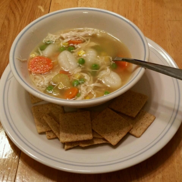 Easy Chicken and Gnocchi Soup