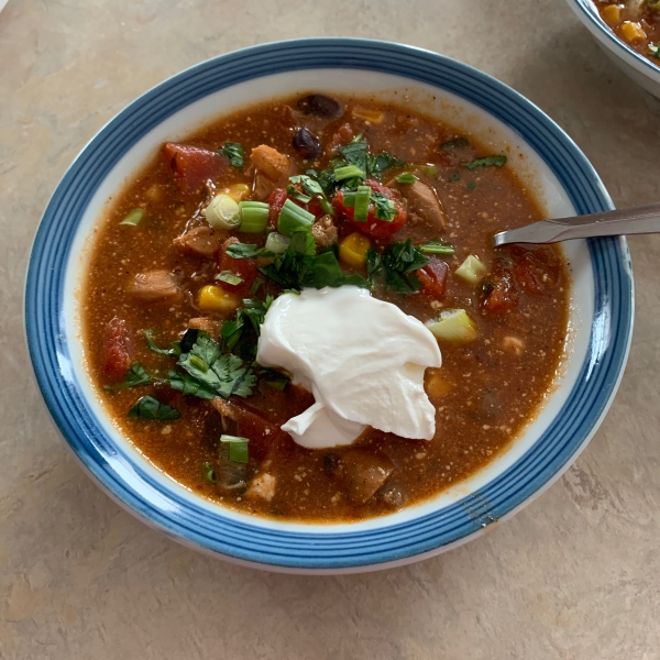 Tex-Mex Turkey Soup