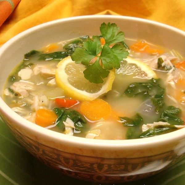 Lemon Turkey Soup