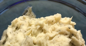 Garlic Basil Mashed Potatoes