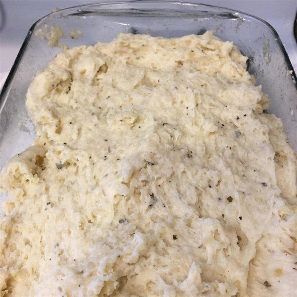 Garlic Basil Mashed Potatoes