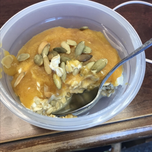 Maple-Pumpkin Overnight Oats