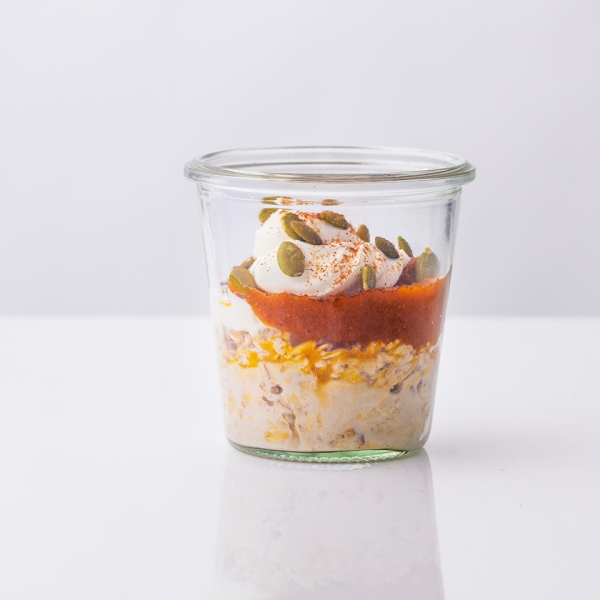 Maple-Pumpkin Overnight Oats