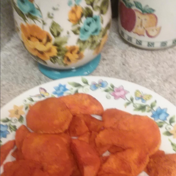 Spicy Sweet Potato Chips