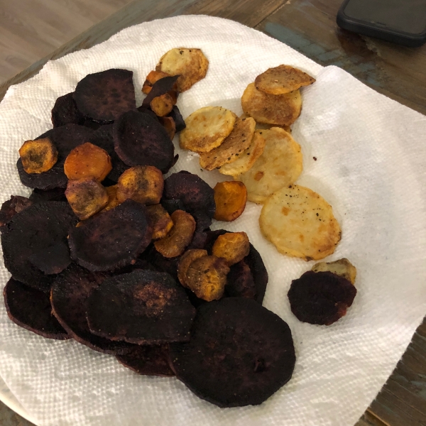 Spicy Sweet Potato Chips