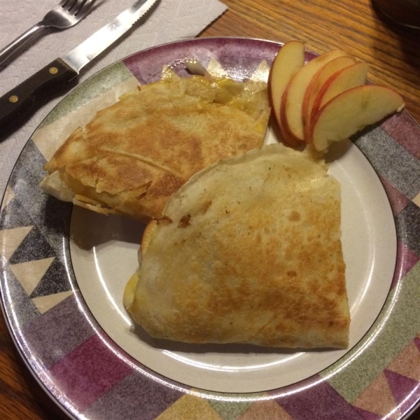 Apple Gouda Quesadillas