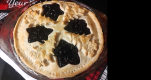 Blueberry Pie with Frozen Berries