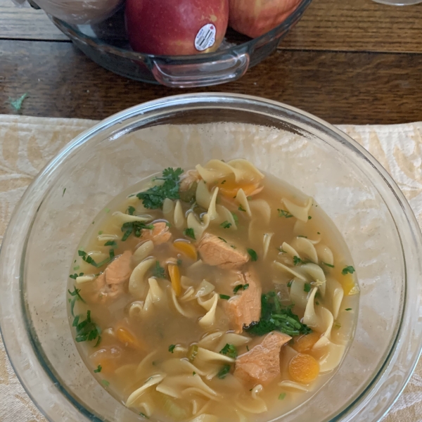 Cold-Busting Ginger Chicken Noodle Soup