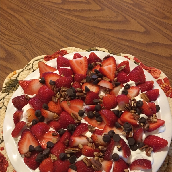 Strawberry Butter Cracker Pie