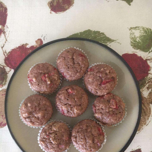 Nat's Vegan Strawberry Muffins