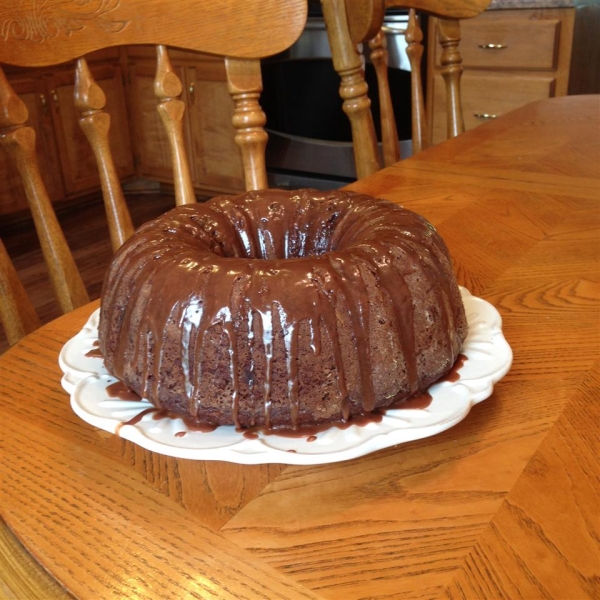 Zucchini Chocolate Rum Cake