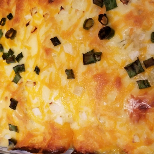 Easy White Chicken Enchiladas