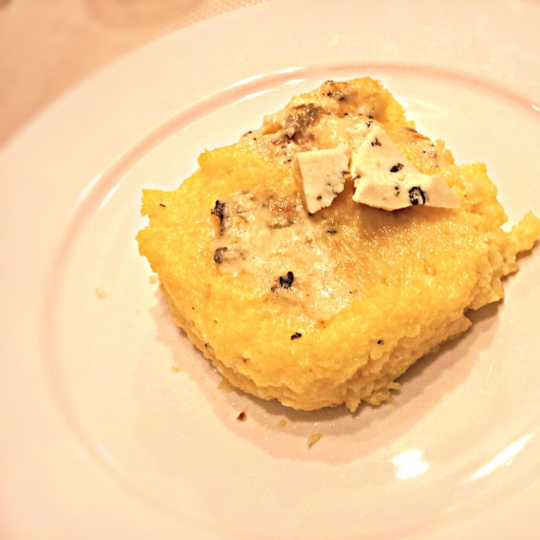 Polenta con il Gorgonzola in Pentola a Pressione (Baked Gorgonzola Polenta)
