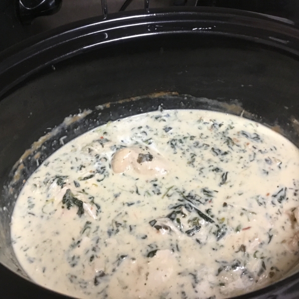 Slow Cooker Italian Chicken Alfredo