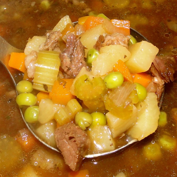 Leftover Beef Vegetable Soup