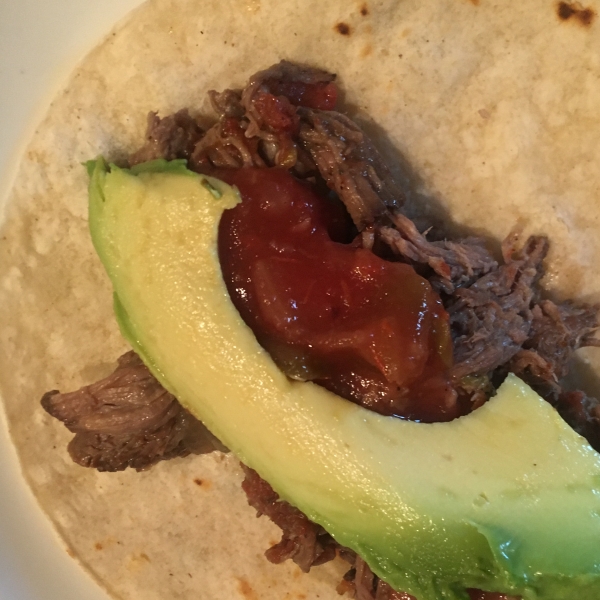 No Fuss Shredded Beef Tacos