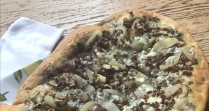Pear, Blue Cheese, and Walnut Pizza