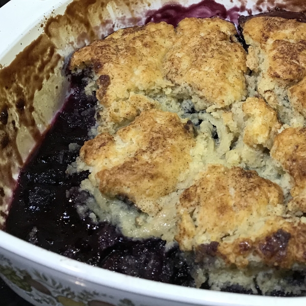 Very Best Blueberry Cobbler!