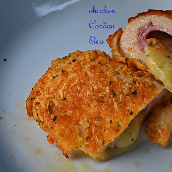 Air Fryer Chicken Cordon Bleu