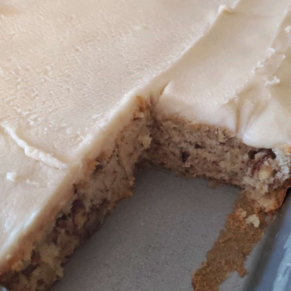 Banana Bread Bars with Brown Butter Frosting