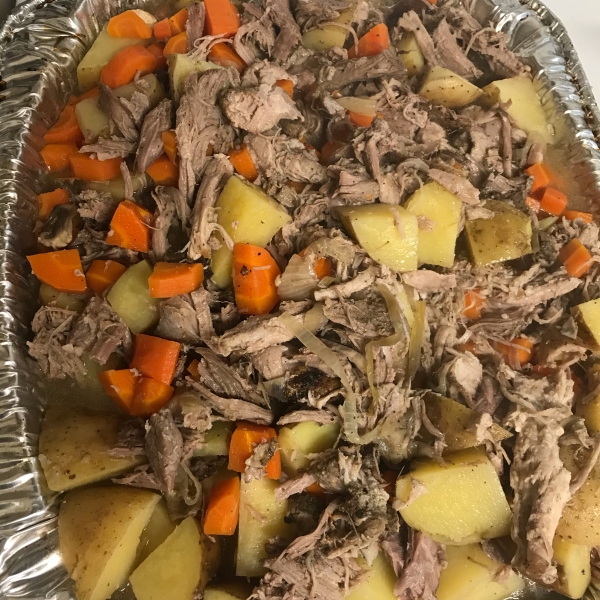 Pork Butt Roast with Vegetables