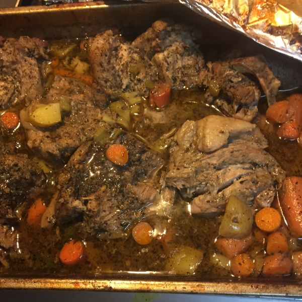 Pork Butt Roast with Vegetables