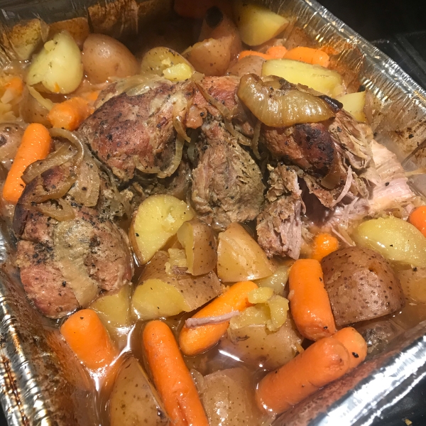 Pork Butt Roast with Vegetables