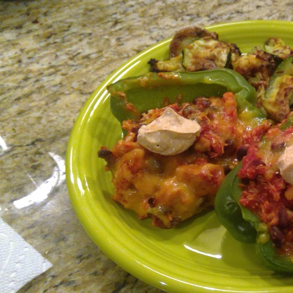 Southwestern Stuffed Bell Peppers (Low Carb)