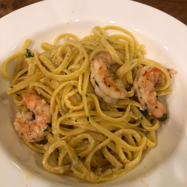 Lemon Shrimp Pasta