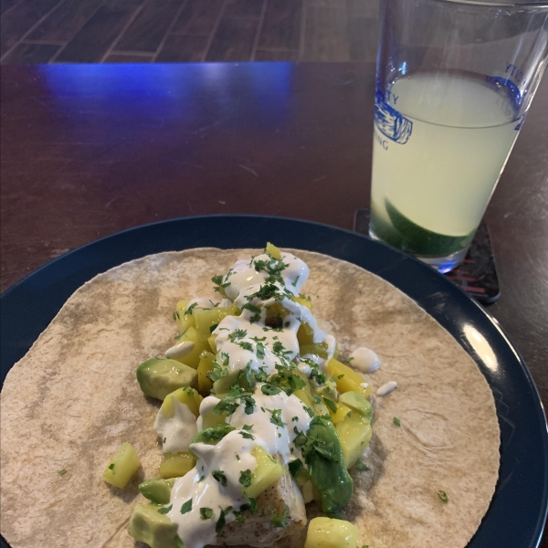 Soft Mahi Mahi Tacos with Ginger-Lime Dressing