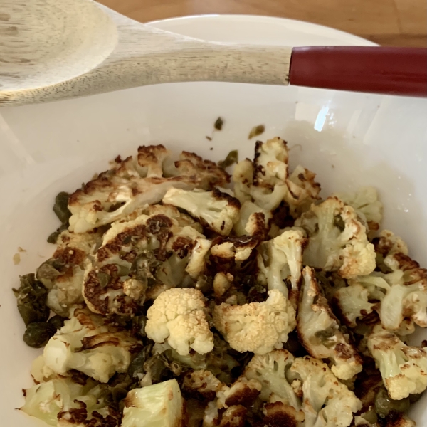 Roasted Cauliflower with Caper Brown Butter