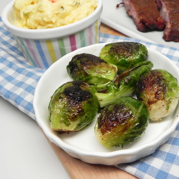 Pan-Roasted Brussels Sprouts