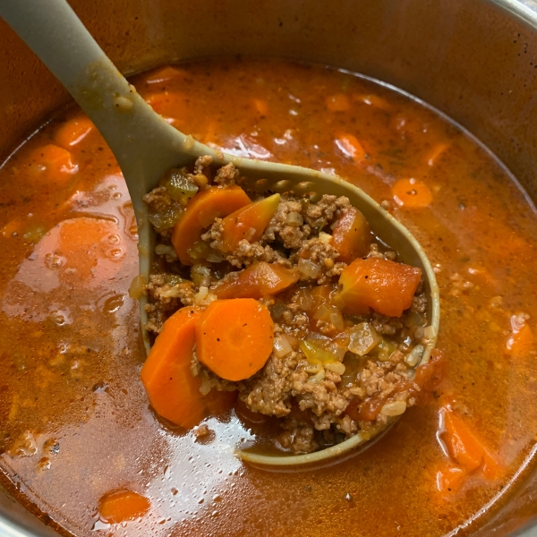 Instant Pot® Hamburger Soup