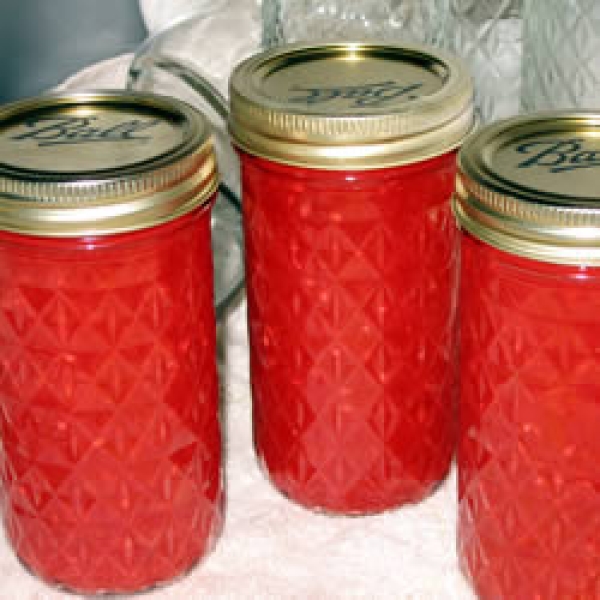 Green Tomato Raspberry Jam