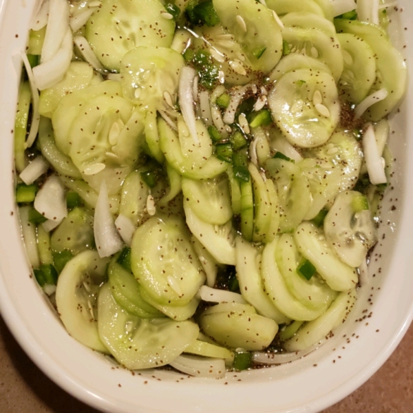 Grandma's Cucumber and Onion Salad