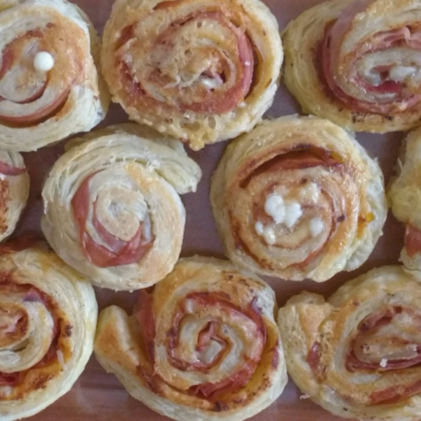 Prosciutto and Parmesan Pinwheels