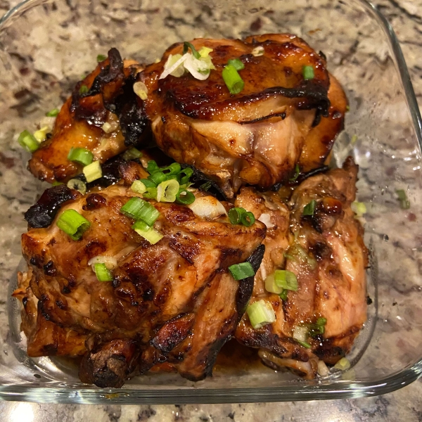 Air Fryer Sesame Chicken Thighs