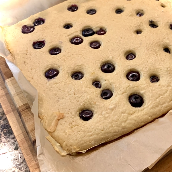 Sheet Pan Blueberry Pancakes