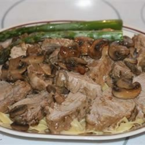 Pork Tenderloin with Marsala Sauce