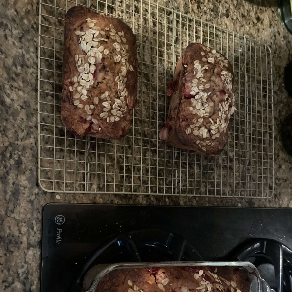 Oatmeal Strawberry Bread