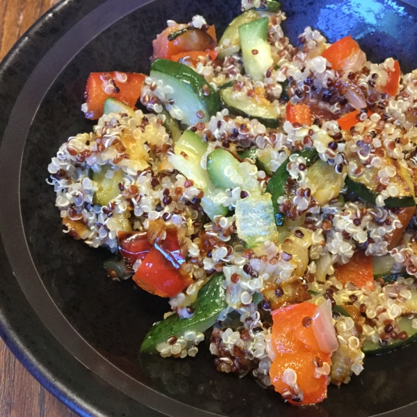 Lentil, Quinoa, and Mung Bean Salad